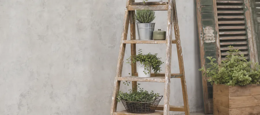 Trittleiter Upcycling: Alte Leitern kreativ und nachhaltig verwandeln
